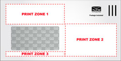 DL Envelope Custom Print Zones