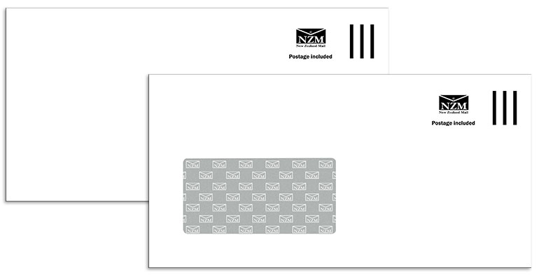 domestic postage included envelopes